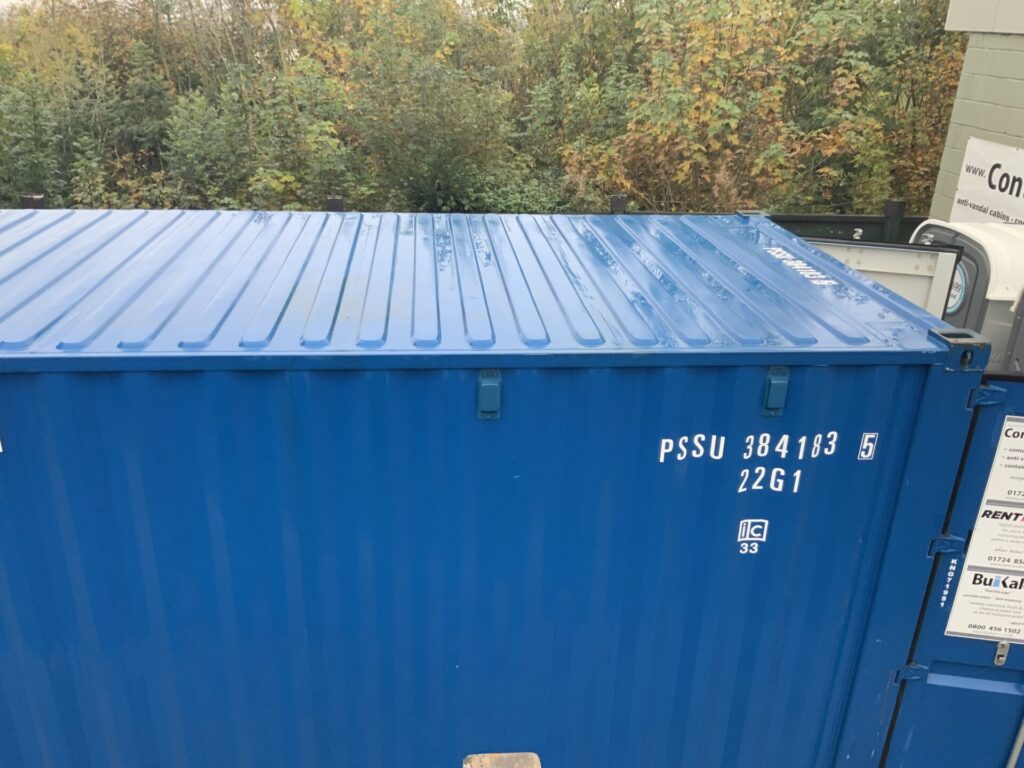 20ft shipping container roof